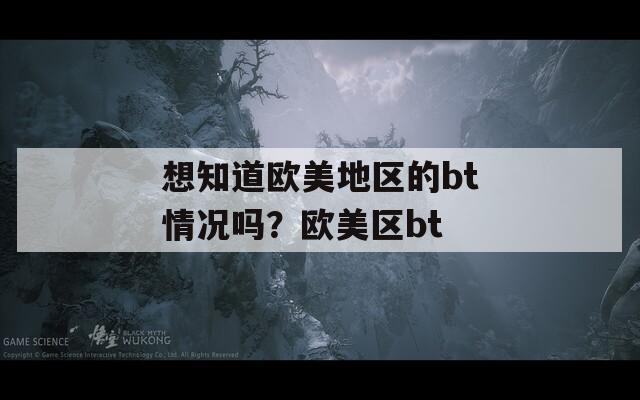 想知道欧美地区的bt情况吗？欧美区bt
