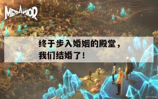 终于步入婚姻的殿堂，我们结婚了！