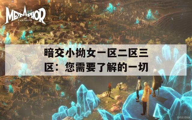 暗交小拗女一区二区三区：您需要了解的一切