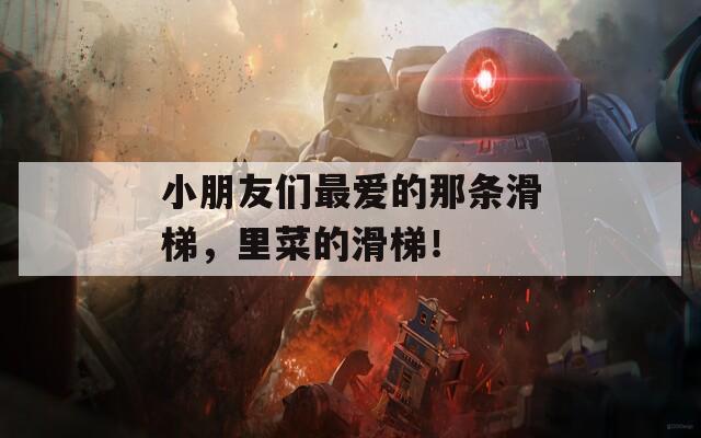 小朋友们最爱的那条滑梯，里菜的滑梯！