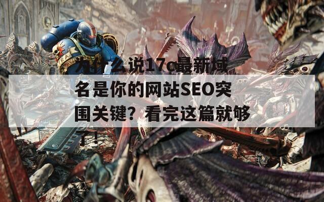 为什么说17c最新域名是你的网站SEO突围关键？看完这篇就够了！