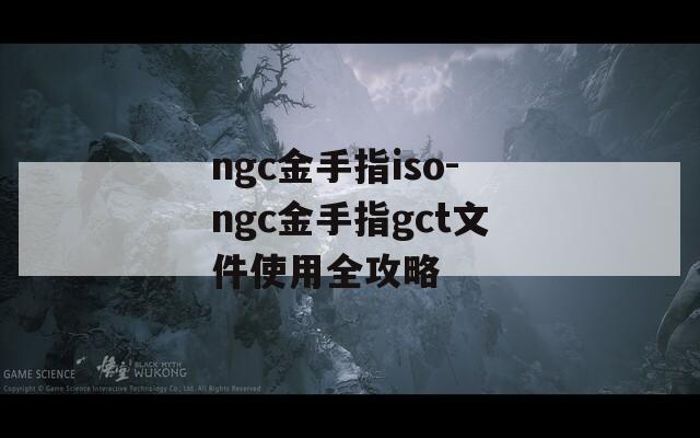 ngc金手指iso-ngc金手指gct文件使用全攻略