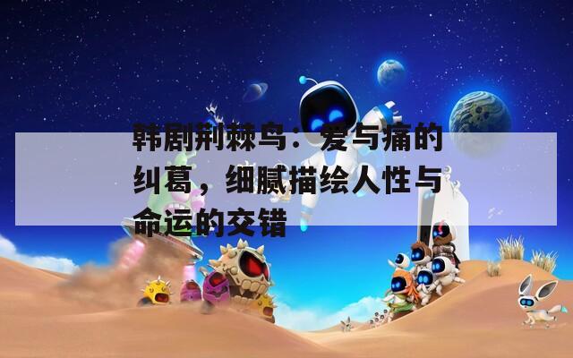 韩剧荆棘鸟：爱与痛的纠葛，细腻描绘人性与命运的交错