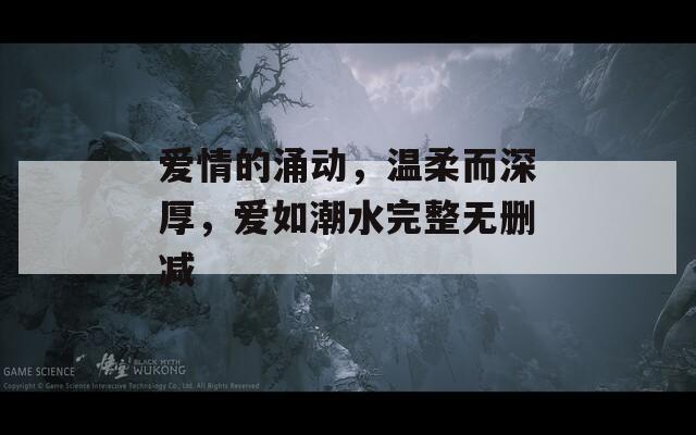 爱情的涌动，温柔而深厚，爱如潮水完整无删减