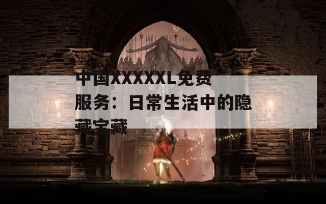 中国XXXXXL免费服务：日常生活中的隐藏宝藏
