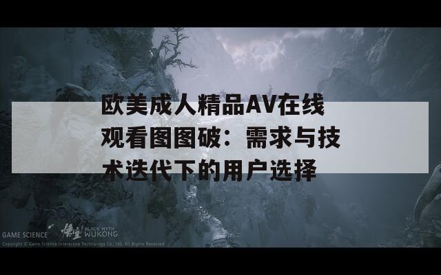 欧美成人精品AV在线观看图图破：需求与技术迭代下的用户选择